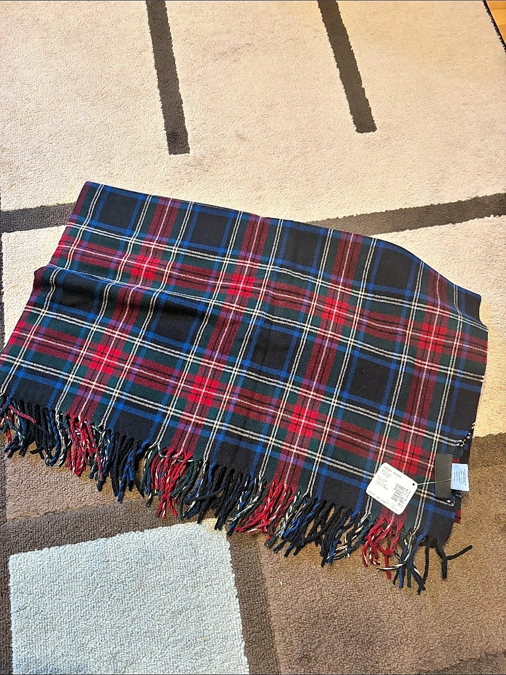 Pendleton Merino Throw Plaid Wool Throw